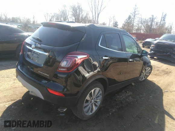 2020 Buick Encore Preferred with VIN KL4CJASB6LB053688, listed as a IAAI auction lot 41839532 with 34,403 mi miles. Bid and sale history available at carsss.com. Image 4.