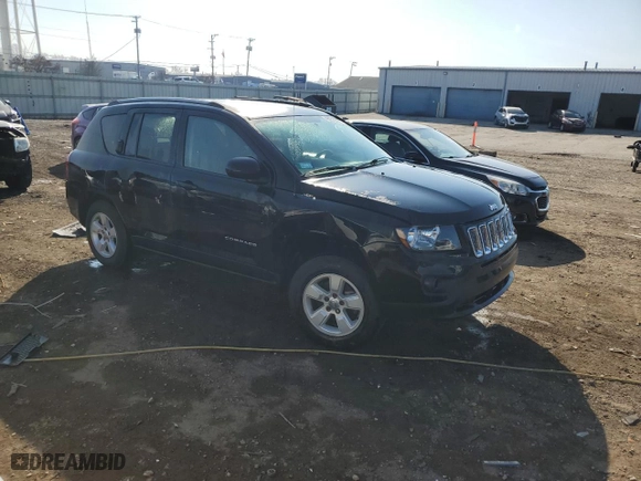 2017 Jeep Compass High Altitude with VIN 1C4NJCEA3HD156334, listed as a Copart auction lot 48219475 with 51,927 mi miles and Salvage Title. Bid and sale history available at carsss.com. Image 4.