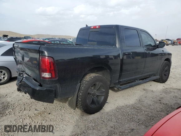 2018 Ram 1500 Sport z VIN 1C6RR7MT2JS124150, wystawiony jako Copart lot #44069925 z przebiegiem 98 940 mil mil oraz Szkoda całkowita • Salvage title. Historia ofert i sprzedaży dostępna na DreamBid. Obrazek 3.