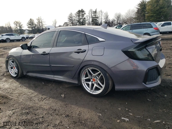 2018 Honda Civic Si Sedan with VIN 2HGFC1E55JH701949, listed as a Copart auction lot 42786545 with 88,564 mi miles and Salvage Title. Bid and sale history available at carsss.com. Image 2.