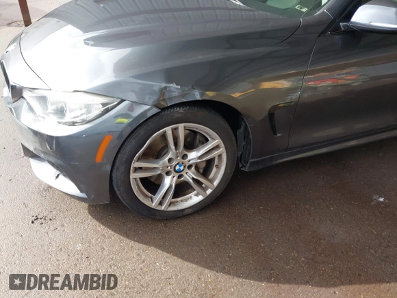 2015 BMW 4 Series 435i with VIN WBA3R1C59FK194649, listed as a IAAI auction lot 41565414 with 123,702 mi miles and . Bid and sale history available at DreamBid. Image 6.