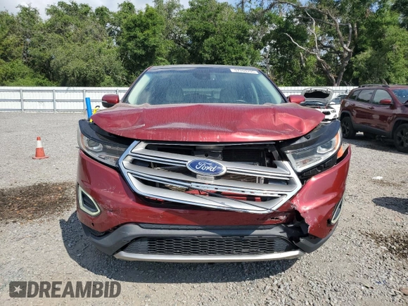 2015 Ford Edge Titanium z VIN 2FMPK3K81FBB11530, wystawiony jako Copart lot #57769795 z przebiegiem 108 844 mil mil oraz Szkoda całkowita • Salvage title. Historia ofert i sprzedaży dostępna na DreamBid. Obrazek 5.