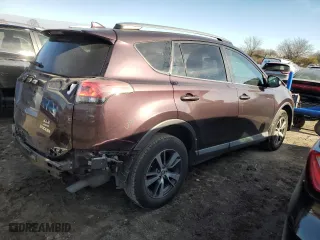 2017 Toyota RAV4 XLE with VIN 2T3RFREV4HW689398, listed as a Copart auction lot 83002754 with 55,107 mi miles and Salvage Title. Bid and sale history available at carsss.com. Image 3.