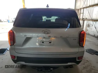 2022 Hyundai Palisade SEL с VIN KM8R4DHE3NU485443, выставлен на аукционе Copart как лот 46922535 с пробегом 54 707 миль миль и Списание • Salvage title. История ставок и продаж доступна на DreamBid. Изображение 6.