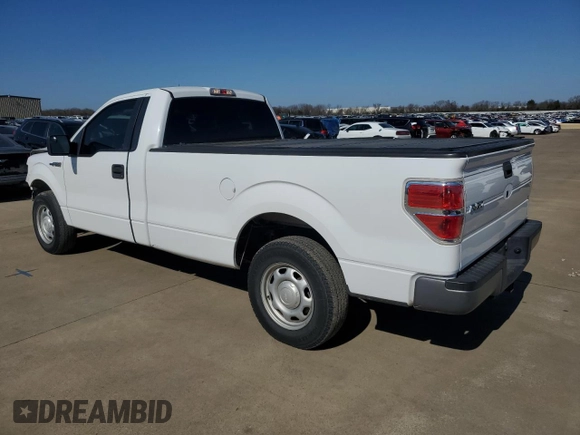 2013 Ford F-150 XL with VIN 1FTNF1CF9DKG47176, listed as a Copart auction lot 48977555 with 140,258 mi miles and Salvage Title. Bid and sale history available at carsss.com. Image 2.