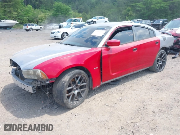 2014 Dodge Charger RT Plus with VIN 2C3CDXCT4EH312295, listed as a IAAI auction lot 42113550 with Not Provided miles and . Bid and sale history available at carsss.com. Image 2.