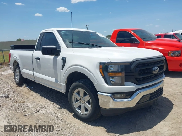 2023 Ford F-150 XL with VIN 1FTMF1CB6PKE64993, listed as a IAAI auction lot 42887730 with 41,376 mi miles and . Bid and sale history available at DreamBid. Image 1.