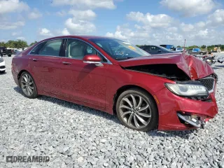 2018 Lincoln MKZ Premiere with VIN 3LN6L5A9XJR627927, listed as a Copart auction lot 51119605 with 77,496 mi miles and Salvage Title. Bid and sale history available at carsss.com. Image 4.