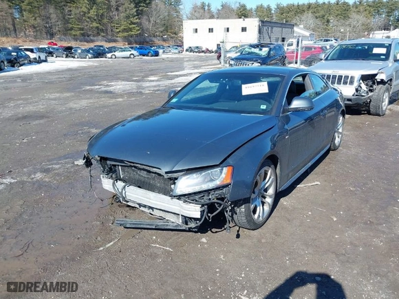2009 Audi A5 with VIN WAUDK78T29A019706, listed as a IAAI auction lot 41697518 with 136,722 mi miles. Bid and sale history available at carsss.com. Image 2.