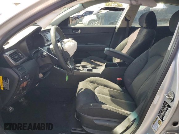 2017 Kia Optima LX with VIN 5XXGT4L38HG148801, listed as a Copart auction lot 59419655 with 57,092 mi miles and Salvage title. Bid and sale history available at DreamBid. Image 7.
