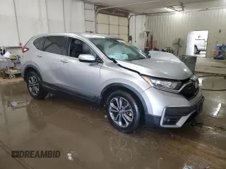 2021 Honda CR-V EX with VIN 2HKRW2H58MH645439, listed as a Copart auction lot 53483645 with 51,175 mi miles and Salvage Title. Bid and sale history available at carsss.com. Image 4.