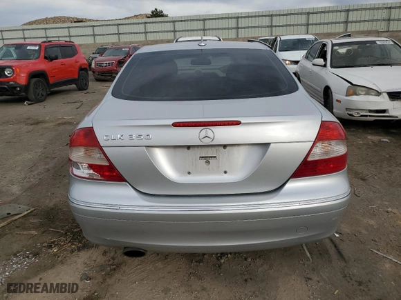 2007 Mercedes-Benz CLK-Class 3.5L with VIN WDBTJ56H87F228905, listed as a Copart auction lot 78051804 with 95,419 mi miles and Salvage Title. Bid and sale history available at carsss.com. Image 6.