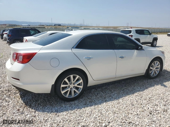 2013 Chevrolet Malibu LTZ with VIN 1G11H5SA0DF187980, listed as a Copart auction lot 65397464 with 155,871 mi miles and Clean Title. Bid and sale history available at carsss.com. Image 3.