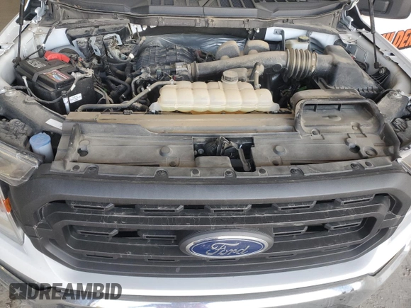 2021 Ford F-150 XL with VIN 1FTMF1EB4MKE11721, listed as a Copart auction lot 65990284 with Not provided miles and Salvage title. Bid and sale history available at DreamBid. Image 11.