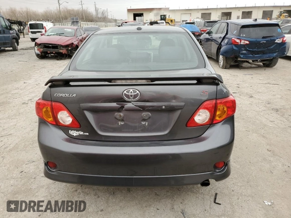 2010 Toyota Corolla with VIN 2T1BU4EE4AC448600, listed as a Copart auction lot 49707285 with 128,661 mi miles and Salvage Title. Bid and sale history available at carsss.com. Image 6.