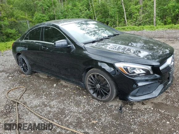 2018 Mercedes-Benz CLA 250 with VIN WDDSJ4GB1JN691277, listed as a Copart auction lot 60510125 with 55,180 mi miles and Clean title. Bid and sale history available at DreamBid. Image 4.