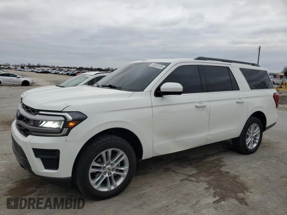 2022 Ford Expedition Max XLT with VIN 1FMJK1JT2NEA45380, listed as a Copart auction lot 49838105 with 46,757 mi miles and Salvage Title. Bid and sale history available at DreamBid. Image 1.