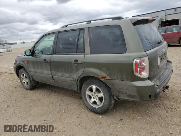 2006 Honda Pilot EX-L with VIN 2HKYF18596H534052, listed as a Copart auction lot 50204455 with 177,881 mi miles and Salvage Title. Bid and sale history available at DreamBid. Image 2.