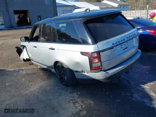 2017 Land Rover Range Rover with VIN SALGS2FE3HA341835, listed as a IAAI auction lot 41433389 with 95,879 mi miles. Bid and sale history available at carsss.com. Image 3.