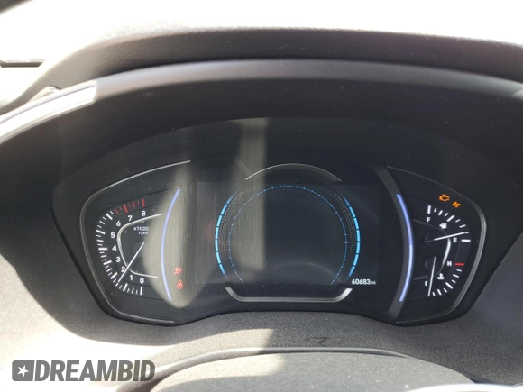 2020 Hyundai Santa Fe Limited with VIN 5NMS5CADXLH208078, listed as a Copart auction lot 52400485 with 60,683 mi miles and Salvage Title. Bid and sale history available at DreamBid. Image 9.