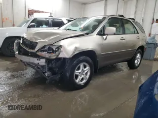 2000 Lexus RX 300 with VIN JT6HF10U2Y0163424, listed as a Copart auction lot 83649934 with 143,432 mi miles and Salvage Title. Bid and sale history available at carsss.com. Image 1.