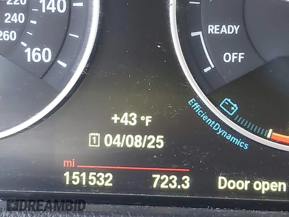 2015 BMW 3 Series 328i xDrive with VIN WBA3B3G51FNT17272, listed as a IAAI auction lot 41961948 with 151,532 mi miles and . Bid and sale history available at DreamBid. Image 16.