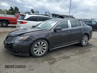2013 Lincoln MKS with VIN 1LNHL9DKXDG601256, listed as a Copart auction lot 51078365 with 210,644 mi miles and Salvage Title. Bid and sale history available at carsss.com. Image 1.