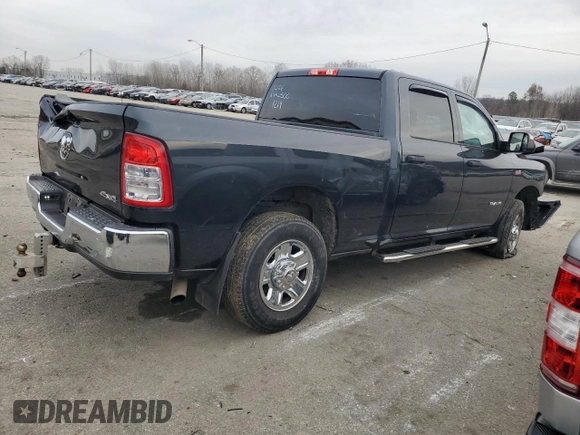 2021 Ram 2500 Tradesman with VIN 3C6UR5CJ2MG561219, listed as a Copart auction lot 82590154 with 25,389 mi miles and Salvage title. Bid and sale history available at DreamBid. Image 3.