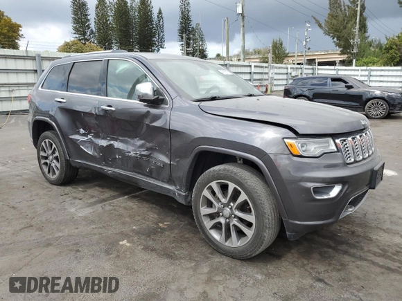 2017 Jeep Grand Cherokee Overland with VIN 1C4RJFCG4HC927741, listed as a Copart auction lot 45953695 with 68,834 mi miles and Salvage Title. Bid and sale history available at carsss.com. Image 4.