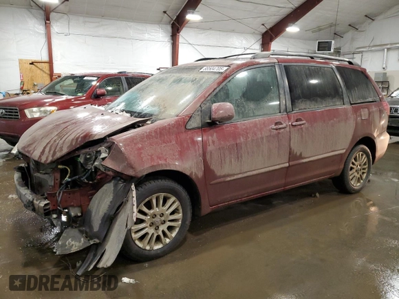 2009 Toyota Sienna XLE with VIN 5TDBK22C39S023000, listed as a Copart auction lot 88504705 with 197,811 mi miles and Salvage Title. Bid and sale history available at DreamBid. Image 1.