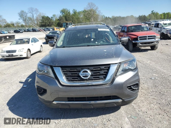 2020 Nissan Pathfinder S with VIN 5N1DR2AN4LC618367, listed as a Copart auction lot 53121335 with 46,683 mi miles and Salvage title. Bid and sale history available at DreamBid. Image 5.