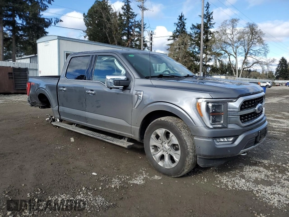 2023 Ford F-150 XL with VIN 1FTFW1E84PFB68860, listed as a Copart auction lot 43995925 with 11,457 mi miles and Salvage title. Bid and sale history available at DreamBid. Image 4.