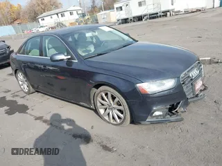 2013 Audi A4 Premium Plus with VIN WAUFFAFL2DN034768, listed as a IAAI auction lot 40727577 with 215,069 mi miles. Bid and sale history available at carsss.com. Image 1.
