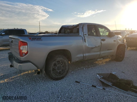2017 Toyota Tundra 4WD SR with VIN 5TFUW5F18HX630574, listed as a Copart auction lot 88952115 with 0 mi miles and Salvage Title. Bid and sale history available at carsss.com. Image 3.