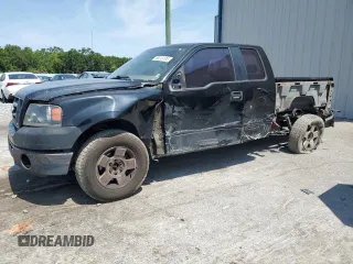 2006 Ford F-150 STX with VIN 1FTRX02WX6KB72599, listed as a Copart auction lot 58015195 with 260,572 mi miles and Salvage title. Bid and sale history available at DreamBid. Image 1.