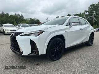 2022 Lexus UX 250h F Sport z VIN JTHR9JBH5N2060372, wystawiony jako Copart lot #61839575 z przebiegiem 110 619 mil mil oraz Czysty tytuł • Clean title. Historia ofert i sprzedaży dostępna na DreamBid. Obrazek 2.