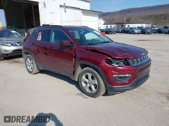 2020 Jeep Compass Latitude with VIN 3C4NJCBB1LT169941, listed as a IAAI auction lot 41785618 with 200,963 mi miles and . Bid and sale history available at DreamBid. Image 1.
