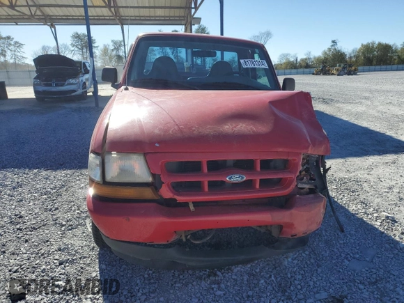 2000 Ford Ranger XL with VIN 1FTYR10V5YPB35200, listed as a Copart auction lot 81781314 with 168,026 mi miles and Salvage Title. Bid and sale history available at carsss.com. Image 5.