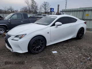 2016 Lexus RC 300 F Sport with VIN JTHSM5BC4G5002301, listed as a Copart auction lot 82783084 with 53,090 mi miles and Salvage Title. Bid and sale history available at DreamBid. Image 1.