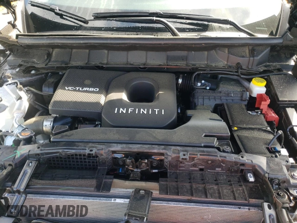 2025 Infiniti QX60 with VIN 5N1AL1ER4SC341441, listed as a Copart auction lot 56124485 with 5,975 mi miles and Salvage title. Bid and sale history available at DreamBid. Image 12.