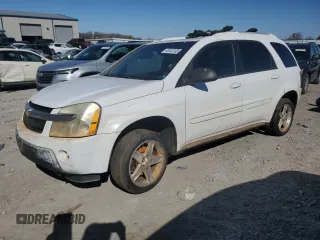 2005 Chevrolet Equinox LT with VIN 2CNDL63F556126778, listed as a Copart auction lot 46102105 with 0 mi miles and Salvage Title. Bid and sale history available at carsss.com. Image 1.