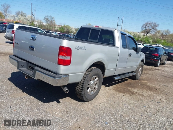 2008 Ford F-150 XLT with VIN 1FTPX14578FB55370, listed as a IAAI auction lot 41986911 with 121,763 mi miles. Bid and sale history available at carsss.com. Image 4.