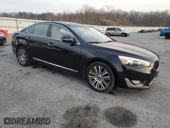 2014 Kia Cadenza Premium with VIN KNALN4D77E5125078, listed as a Copart auction lot 86795824 with 195,203 mi miles and Clean Title. Bid and sale history available at carsss.com. Image 4.