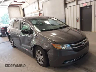 2014 Honda Odyssey EX z VIN 5FNRL5H46EB081436, wystawiony jako IAAI lot #40616335 z przebiegiem 137 819 mil mil oraz . Historia ofert i sprzedaży dostępna na DreamBid. Obrazek 1.