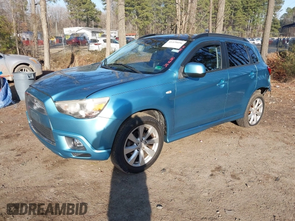 2012 Mitsubishi Outlander Sport SE with VIN JA4AP4AU7CZ005523, listed as a IAAI auction lot 41499056 with 108,342 mi miles. Bid and sale history available at carsss.com. Image 17.