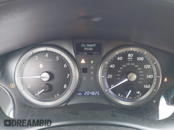 2012 Lexus ES with VIN JTHBK1EGXC2507946, listed as a IAAI auction lot 41718993 with 204,825 mi miles. Bid and sale history available at carsss.com. Image 7.