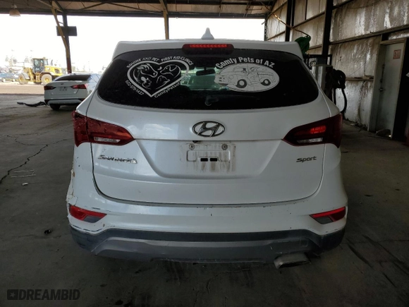 2017 Hyundai Santa Fe Sport 2.4L with VIN 5XYZT3LB2HG429871, listed as a Copart auction lot 51800495 with NaN miles and Clean Title. Bid and sale history available at carsss.com. Image 6.