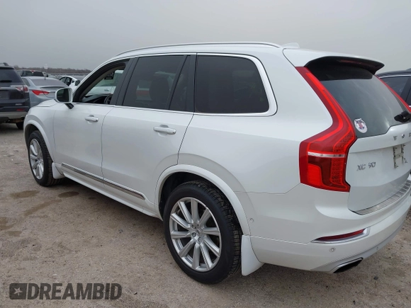 2016 Volvo XC90 T6 Inscription with VIN YV4A22PL6G1035900, listed as a IAAI auction lot 41740050 with 104,815 mi miles. Bid and sale history available at carsss.com. Image 3.