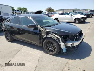 2016 Honda Civic Sedan LX with VIN 2HGFC2F55GH521464, listed as a Copart auction lot 52149185 with 78,269 mi miles and Salvage Title. Bid and sale history available at carsss.com. Image 4.