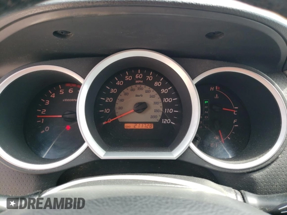 2006 Toyota Tacoma PreRunner with VIN 5TETU62N16Z268089, listed as a Copart auction lot 54245805 with 211,728 mi miles and Clean Title. Bid and sale history available at carsss.com. Image 9.